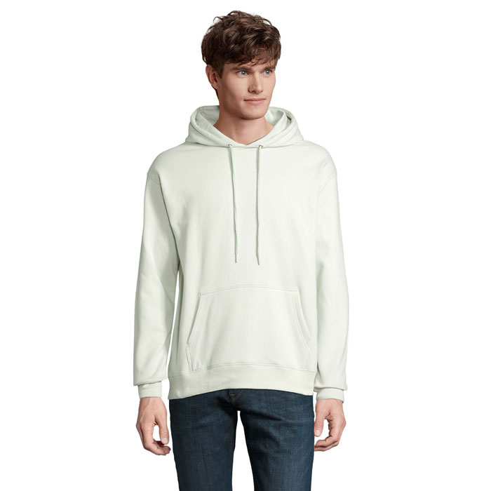 Sweat à capuche unisexe promotionnel CONDOR Vert Cremeux